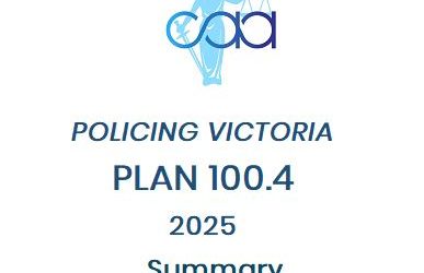 POLICING VICTORIA – PLAN 100.4