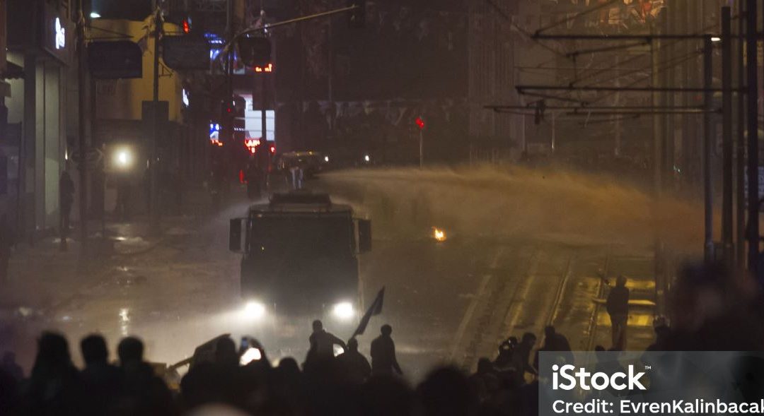 POLICE EFFICIENCY, USING WATER CANNONS IN CROWD CONTROL