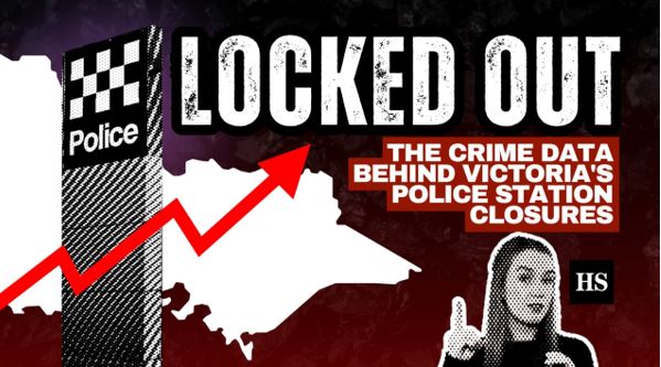 LOCKED OUT — POLICE STATION CLOSURES MYTH – crime up 22%.